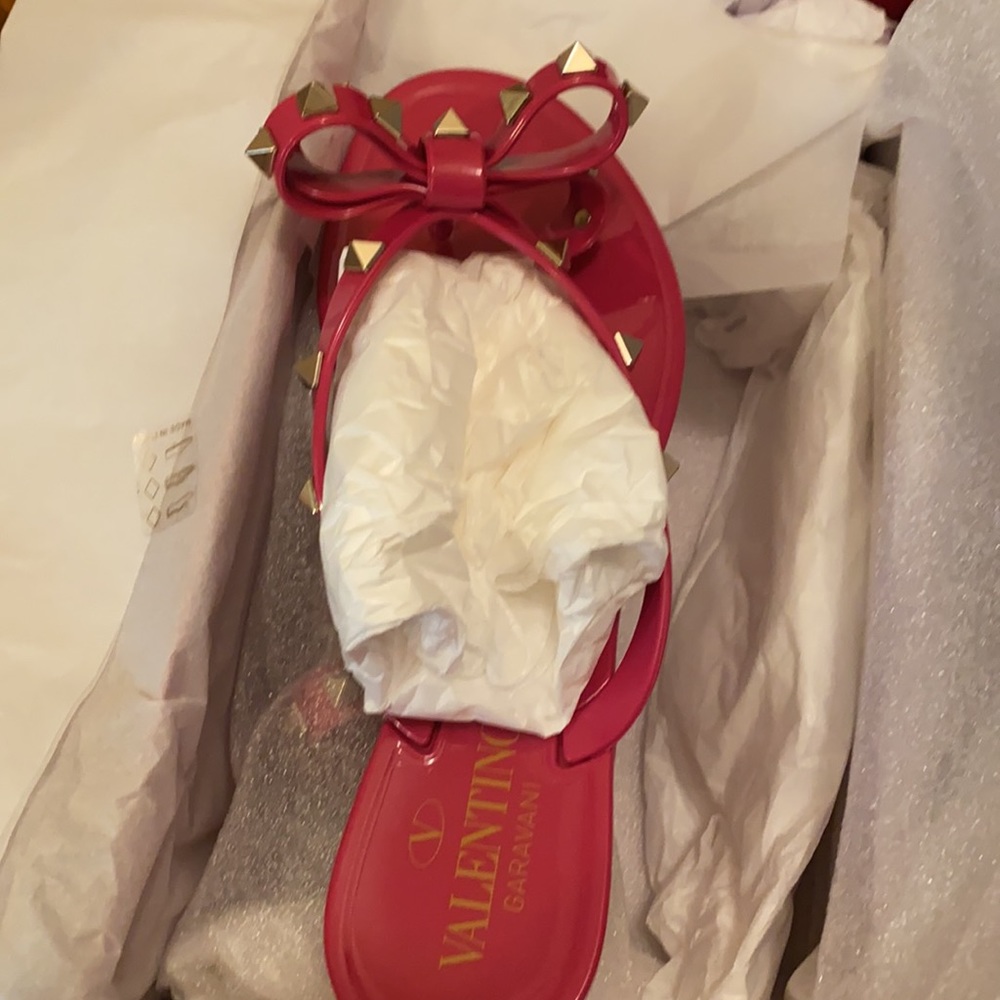Authentic Brand New Valentino PVC thong